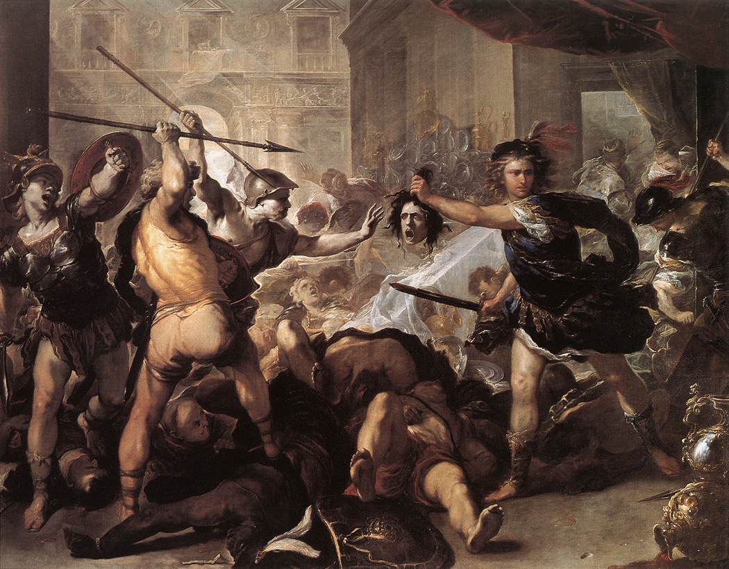 Perseus Fighting Phineus and his Companions dfhj